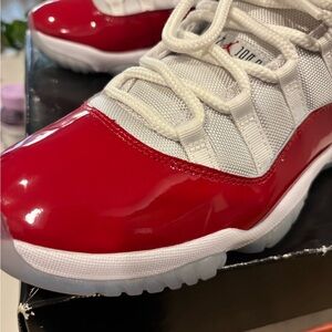 Jordan retro 11’s Sneakers in Red and White